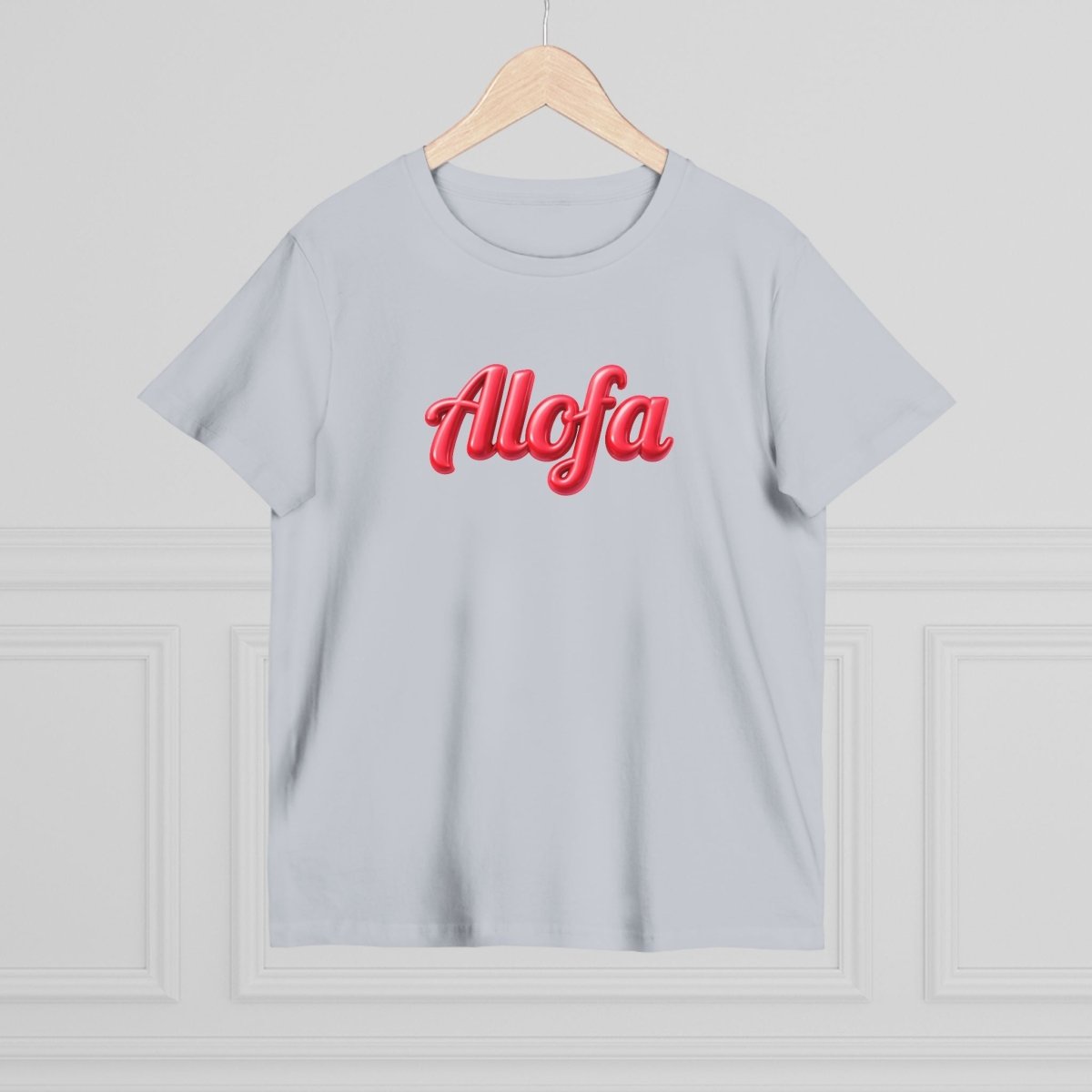 Black women's Maple Tee by Alofa, soft unisex T-shirt from Printify, featuring a comfortable fit and casual style.