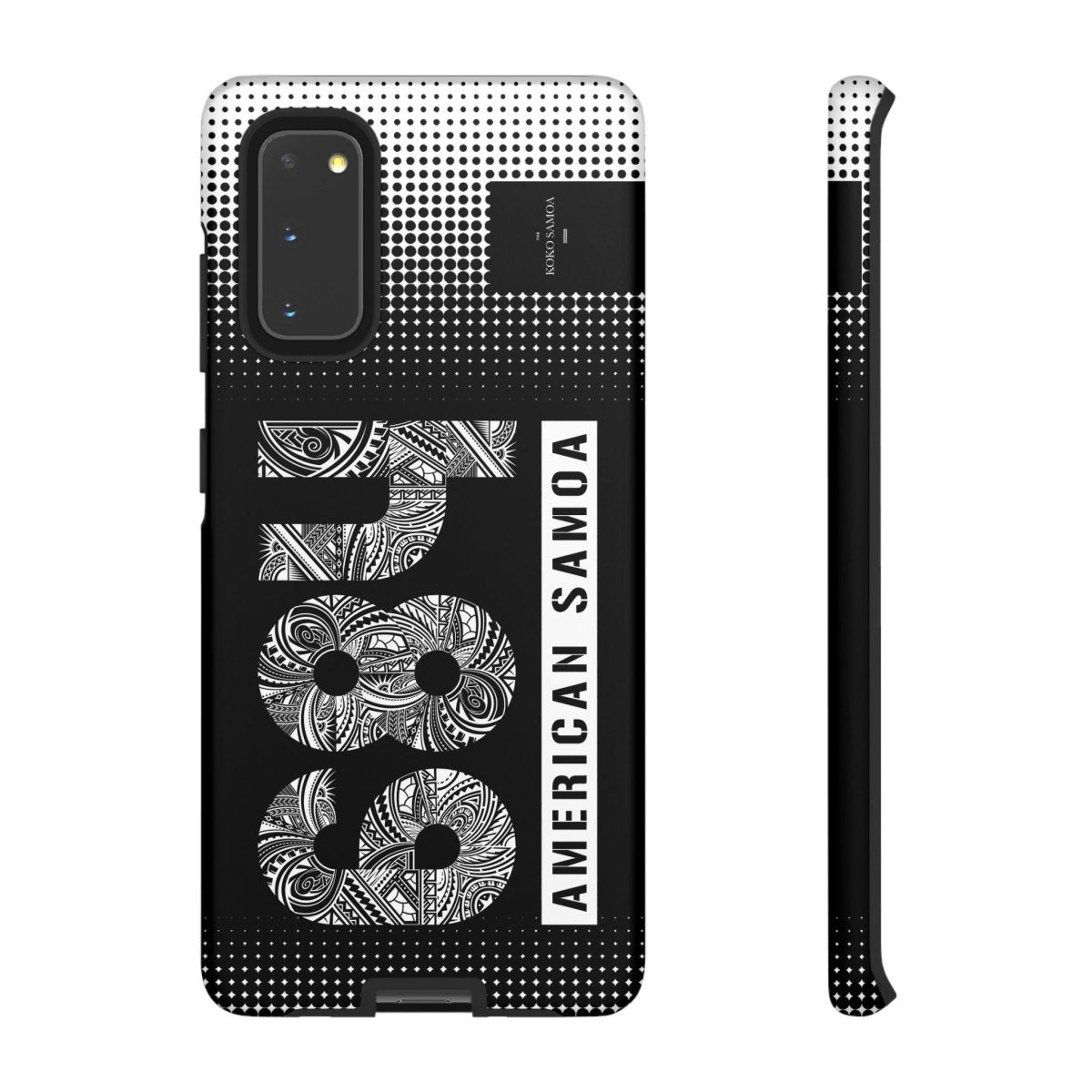 Samsung Tough Phone Case featuring a Koko Samoa design, protecting Samsung smartphones with durable style.