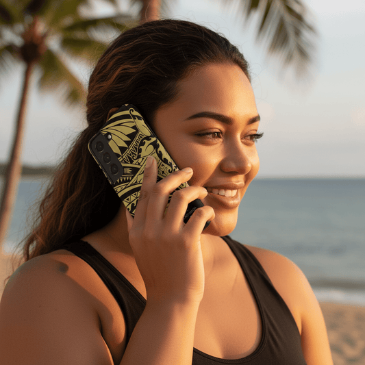 Samsung Tough Phone Case - Bloom Gold - AU/NZ/USA - The Koko Samoa