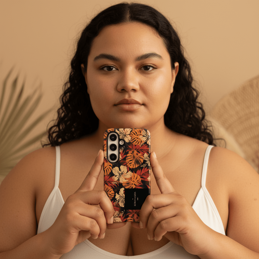 Samsung Tough Phone Case - Lalomanu Ember - AU/NZ/USA - The Koko Samoa