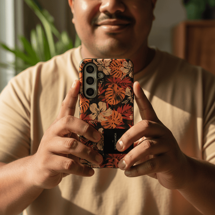 Samsung Tough Phone Case - Lalomanu Ember - AU/NZ/USA - The Koko Samoa