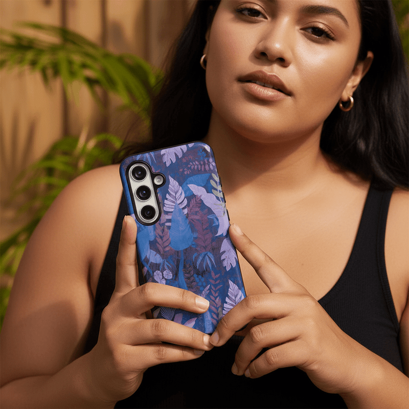 Samsung Tough Phone Case - Lavender Palms - AU/NZ/USA - The Koko Samoa