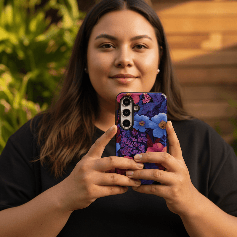 Samsung Tough Phone Case - Lavender Tropics - AU/NZ/USA - The Koko Samoa