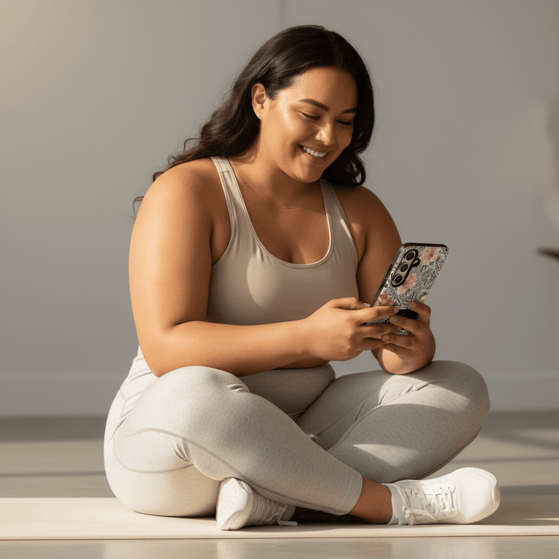 Samsung Tough Phone Case - Solosolo Blooms - AU/NZ/USA - The Koko Samoa