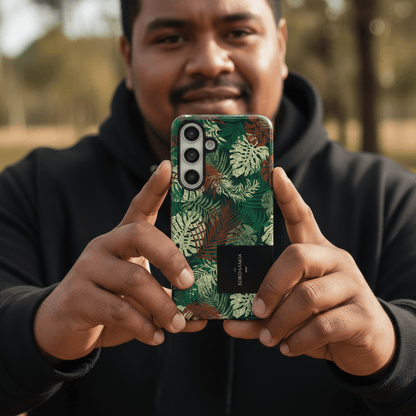 Samsung Tough Phone Case - Tafatafa Greens - AU/NZ/USA - The Koko Samoa