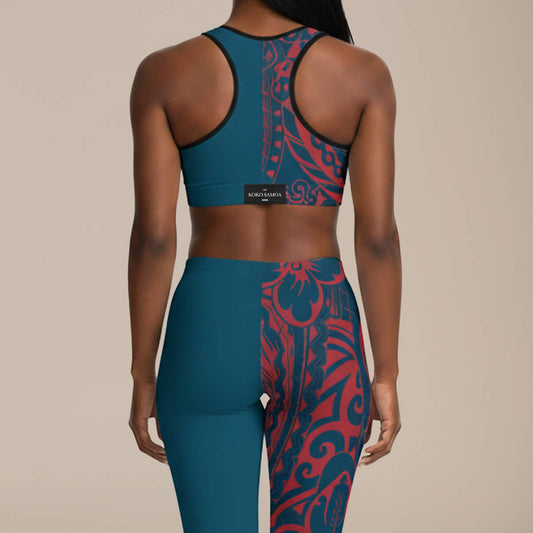 Seamless Sports Bra - Winterberry Blue - AU/NZ/USA - The Koko Samoa