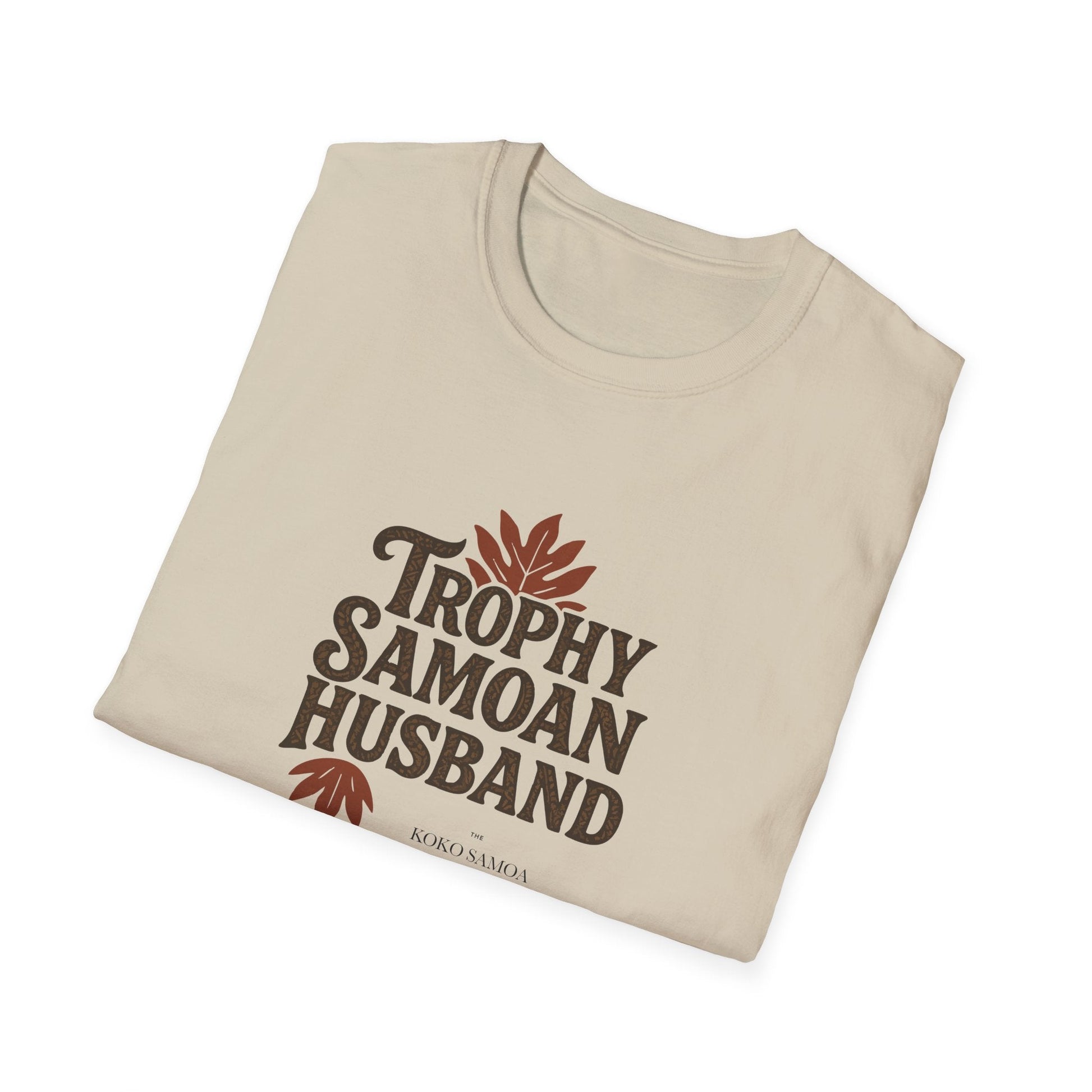 Soft Men's Tee - Trophy Samoan Husband - USA - The Koko Samoa