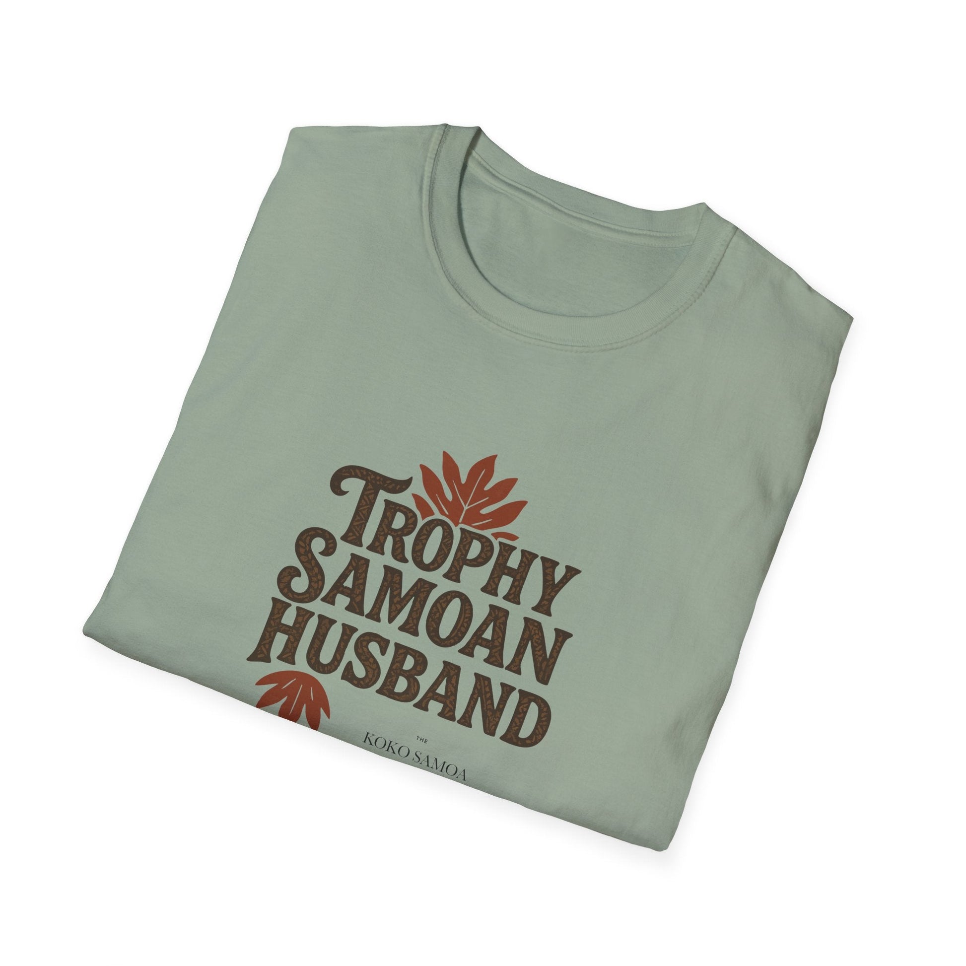 Soft Men's Tee - Trophy Samoan Husband - USA - The Koko Samoa