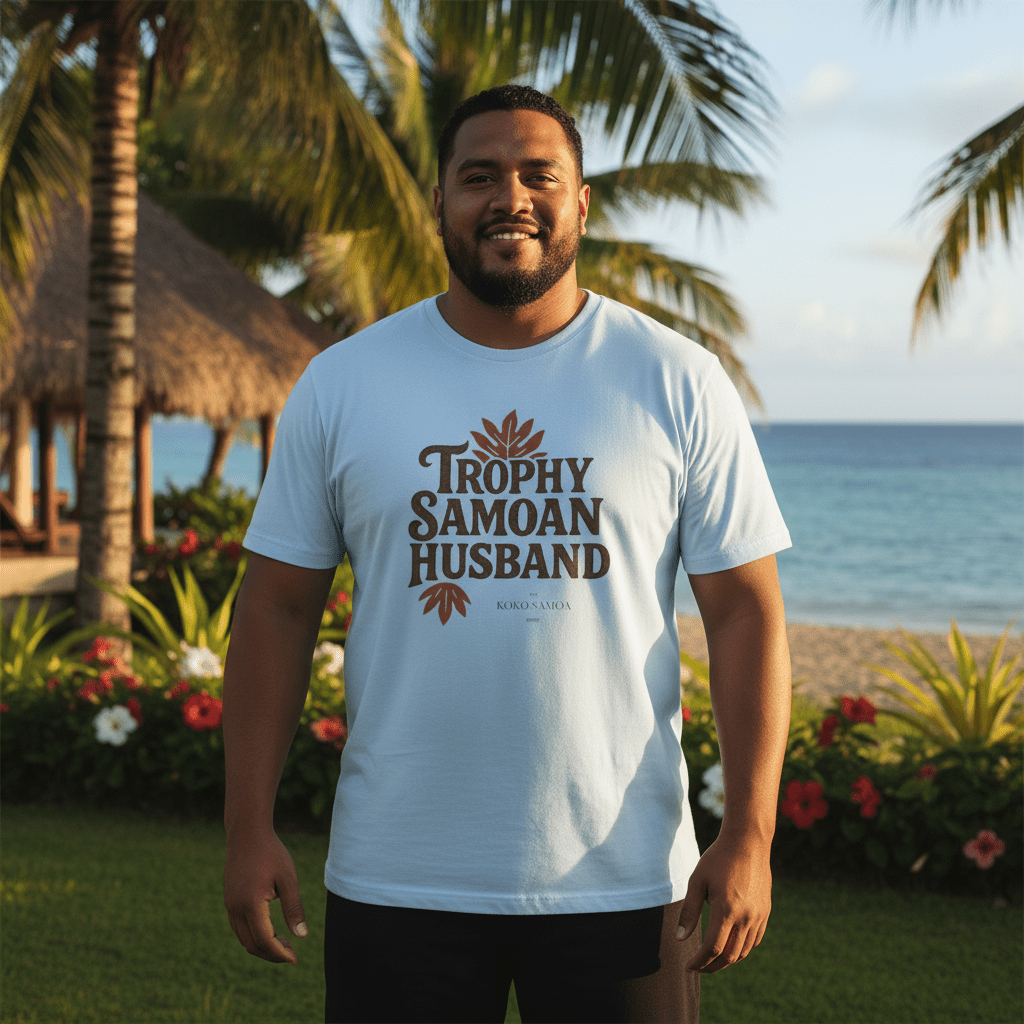 Trophy Samoan Husband tee, The Koko Samoa