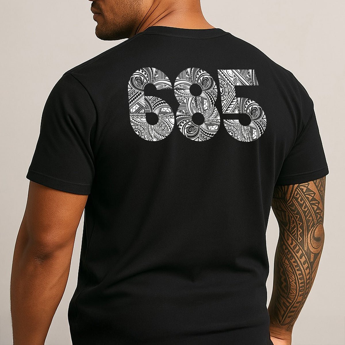 soft unisex tee with the 685 print, The Koko Samoa
