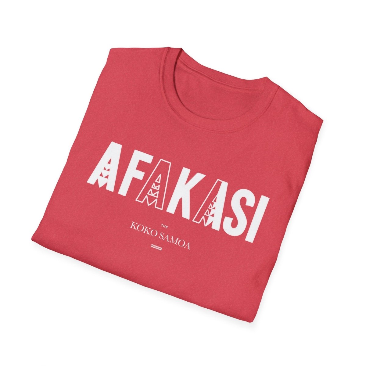 Soft Unisex Tee - Afakasi - USA - The Koko Samoa