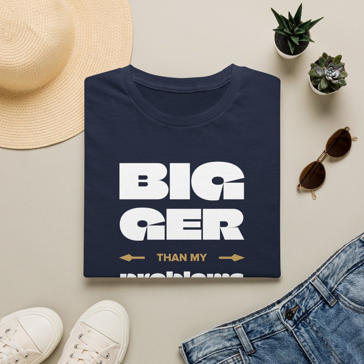 Soft Unisex Tee - Bigger Than Problems - USA - The Koko Samoa