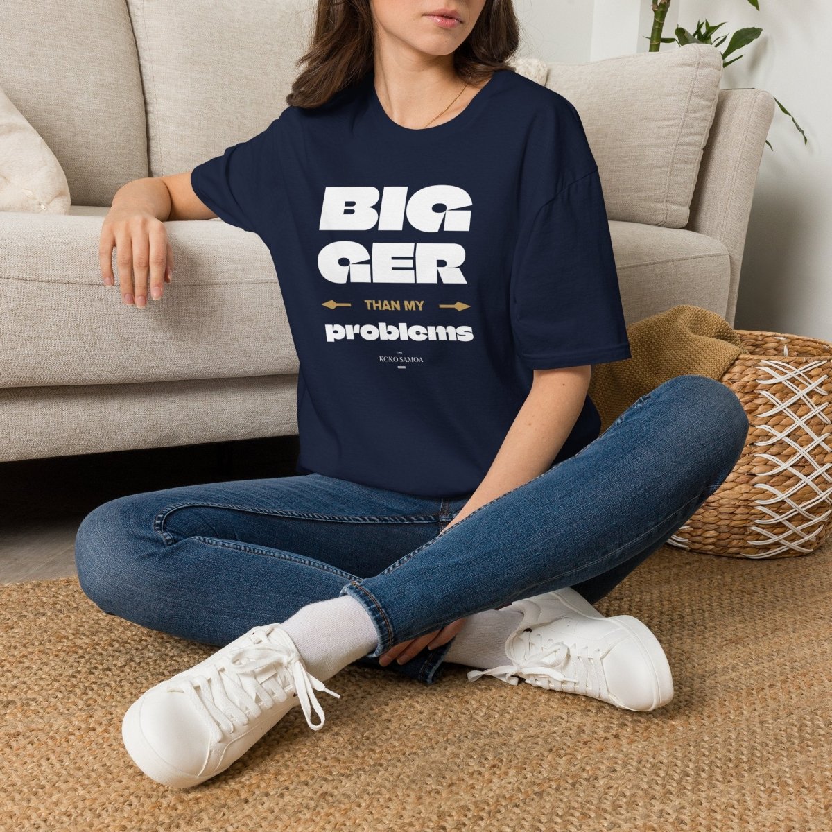 Soft Unisex Tee - Bigger Than Problems - USA - The Koko Samoa
