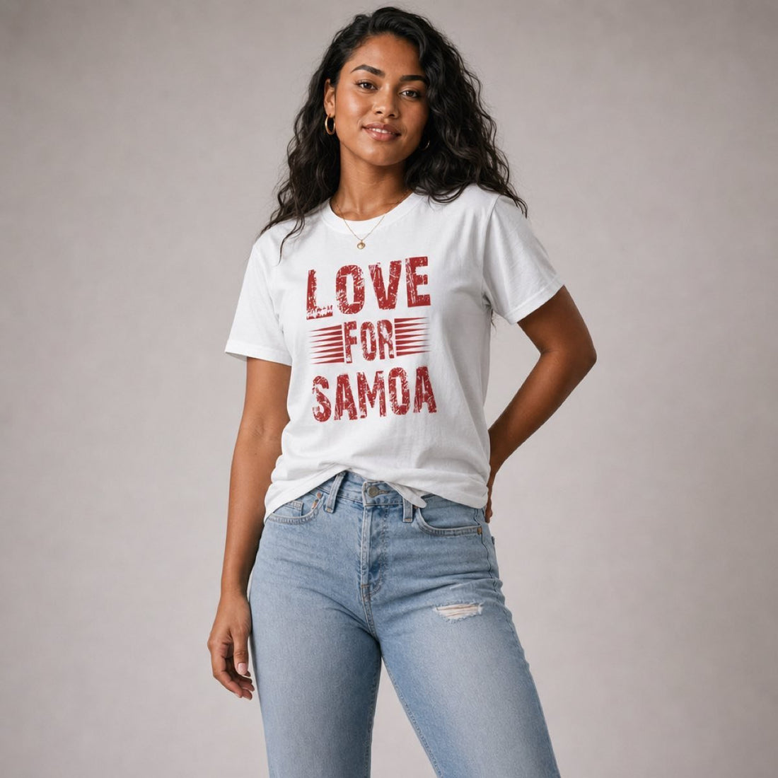Soft Unisex Tee - Love for Samoa - AU/NZ/USA - The Koko Samoa