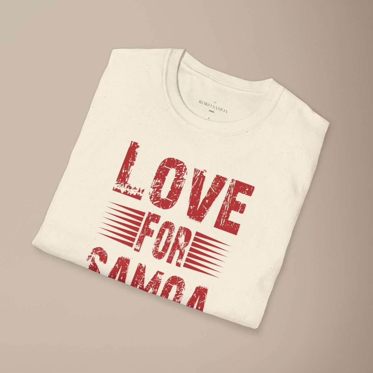 Soft Unisex Tee - Love for Samoa - USA - The Koko Samoa