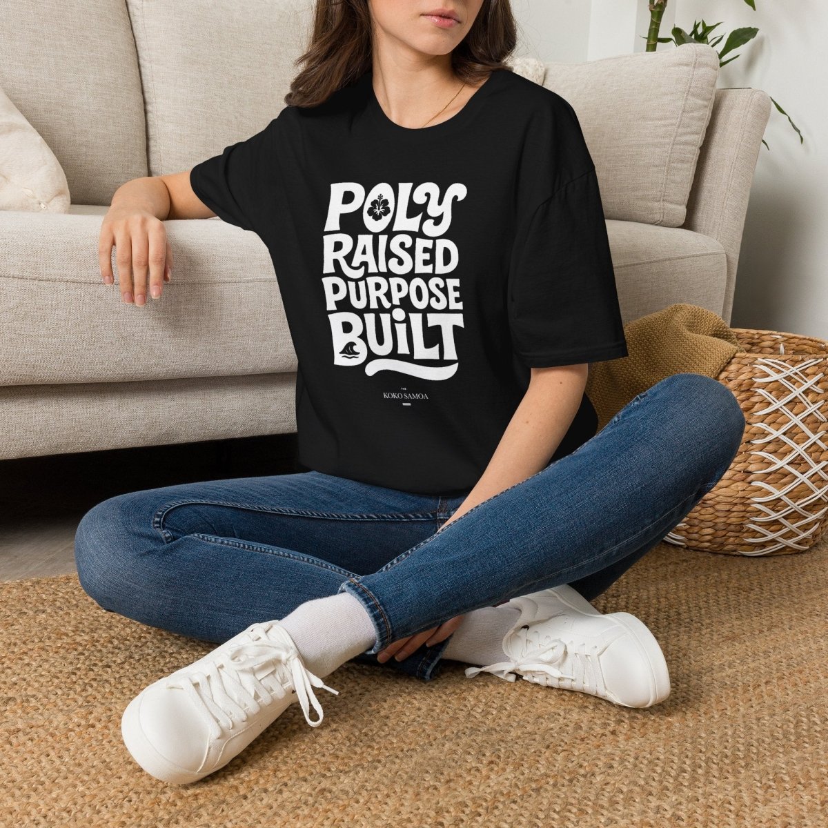 Poly Raised tee, The Koko Samoa