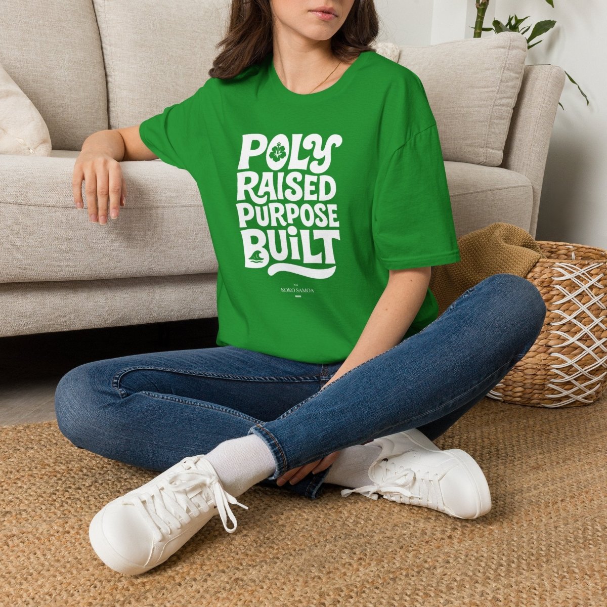 Soft Unisex Tee - Poly Raised - USA - The Koko Samoa
