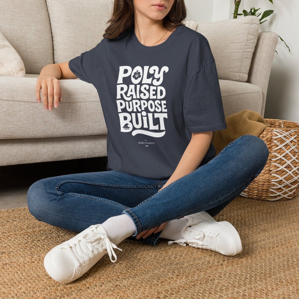 Poly Raised tee, The Koko Samoa