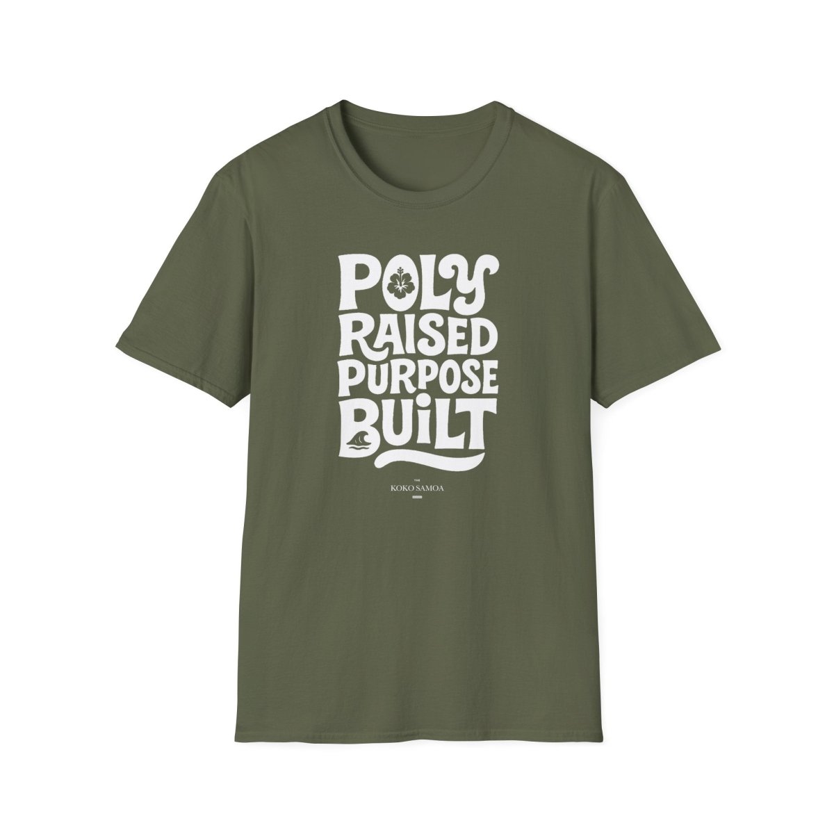 Soft Unisex Tee - Poly Raised - USA - The Koko Samoa