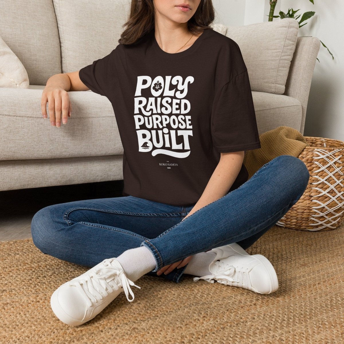 Poly Raised tee, The Koko Samoa