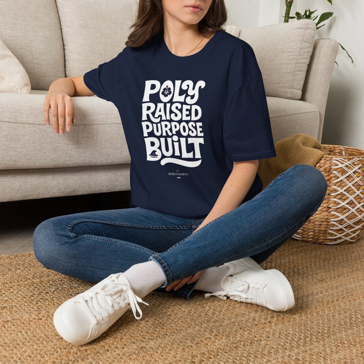Poly Raised tee, The Koko Samoa