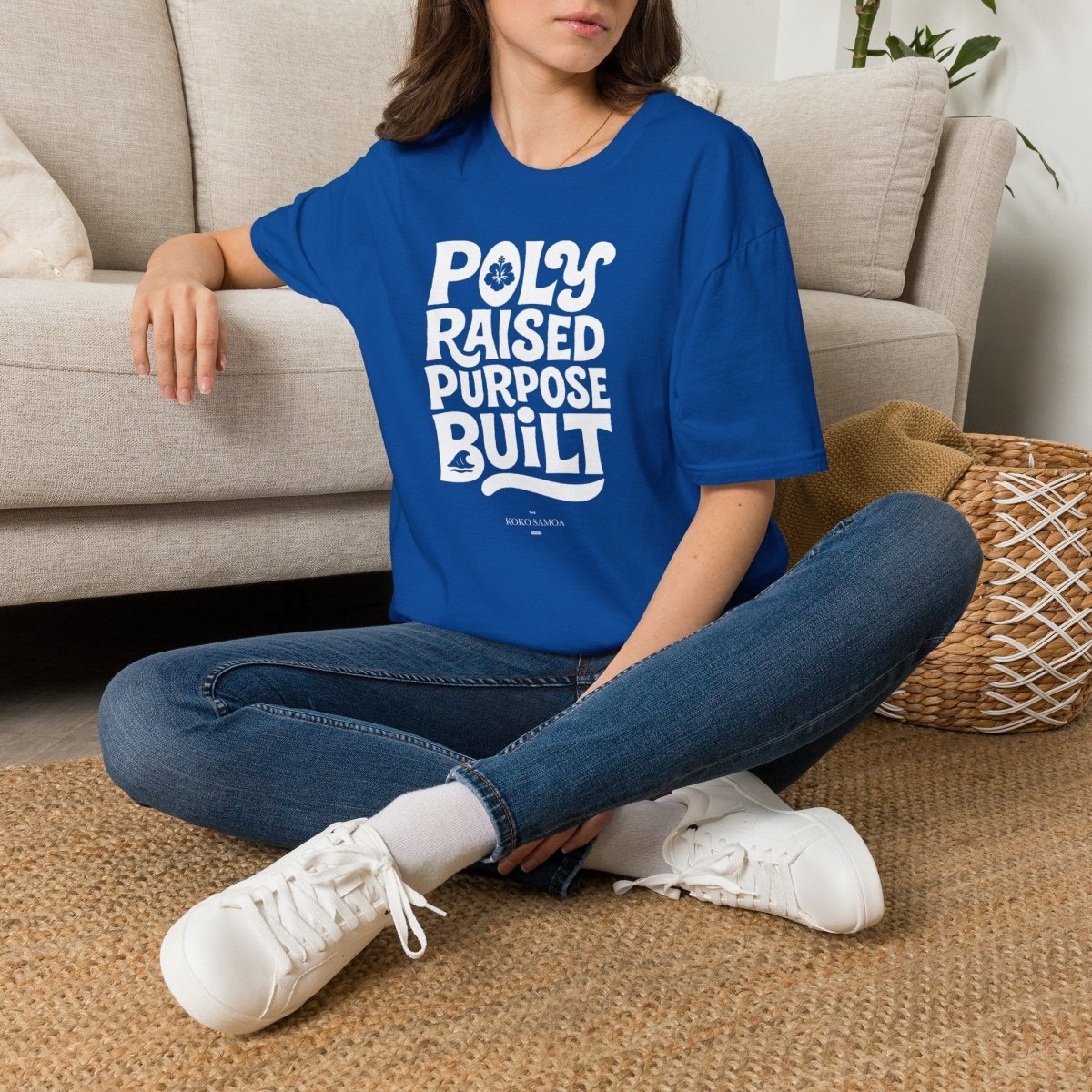 Soft Unisex Tee - Poly Raised - USA - The Koko Samoa