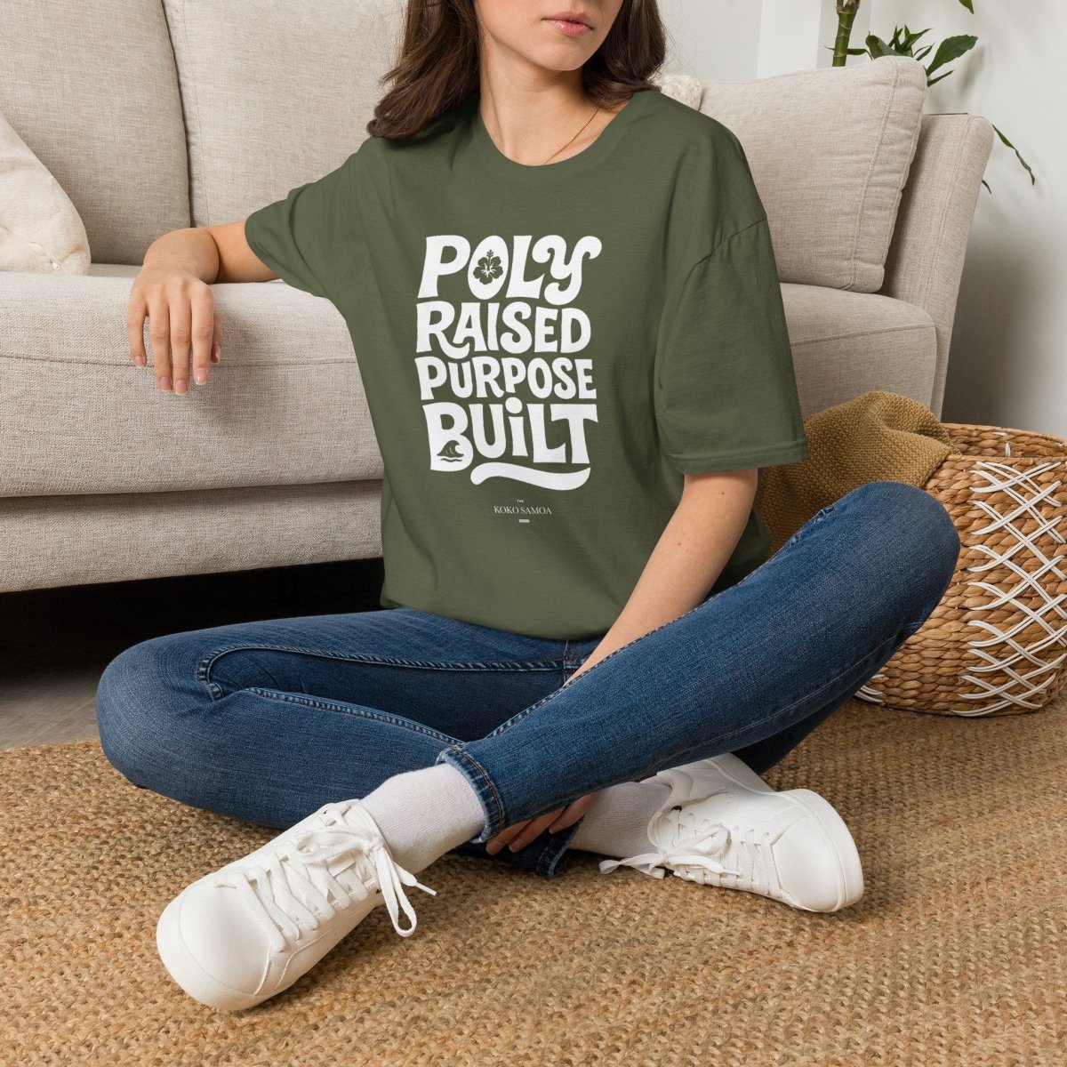 Poly Raised tee, The Koko Samoa