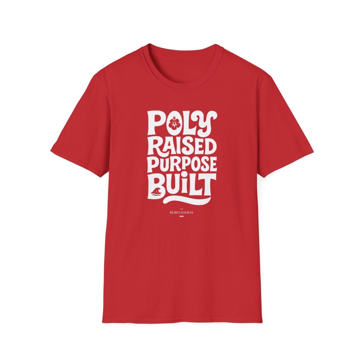 Soft Unisex Tee - Poly Raised - USA - The Koko Samoa