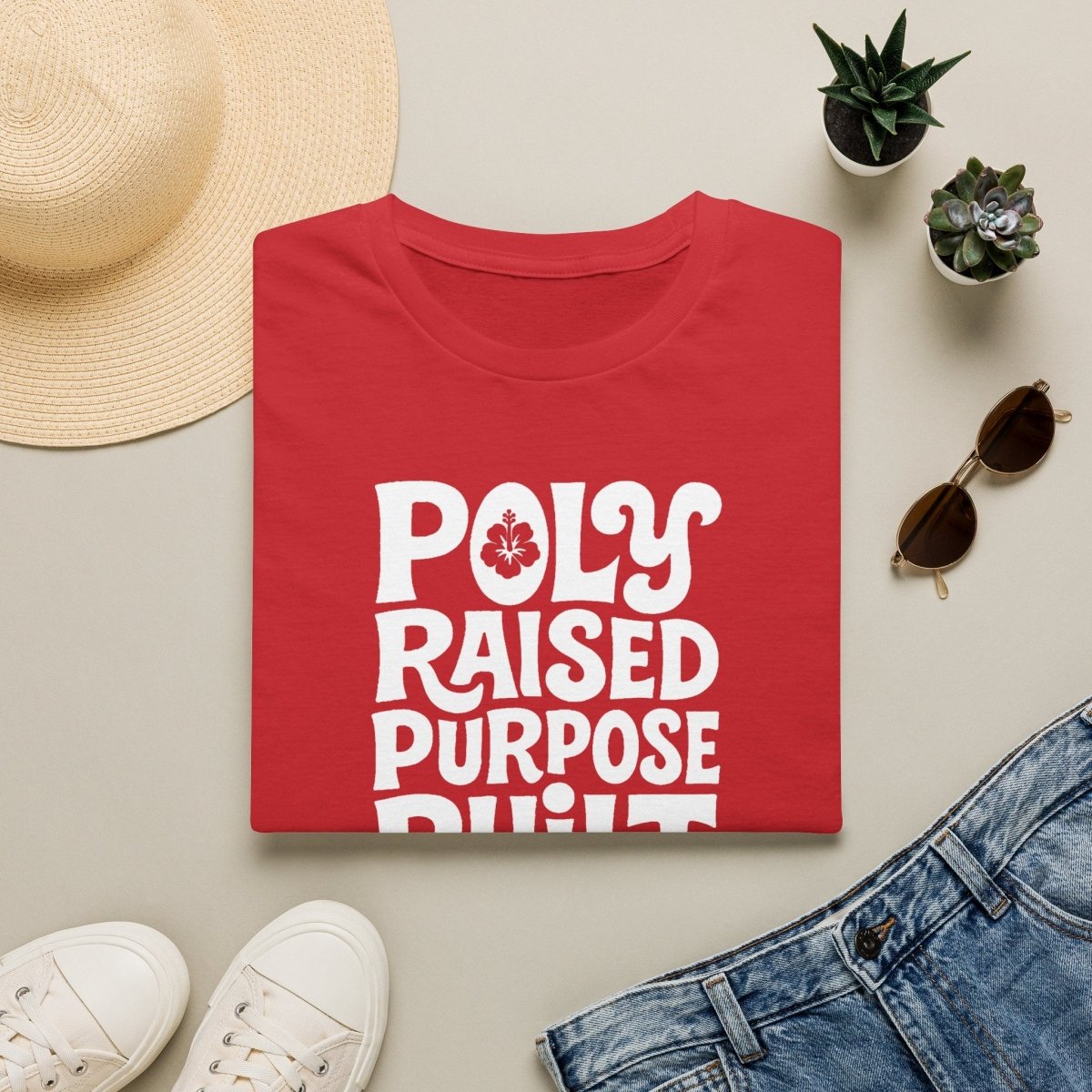 Soft Unisex Tee - Poly Raised - USA - The Koko Samoa