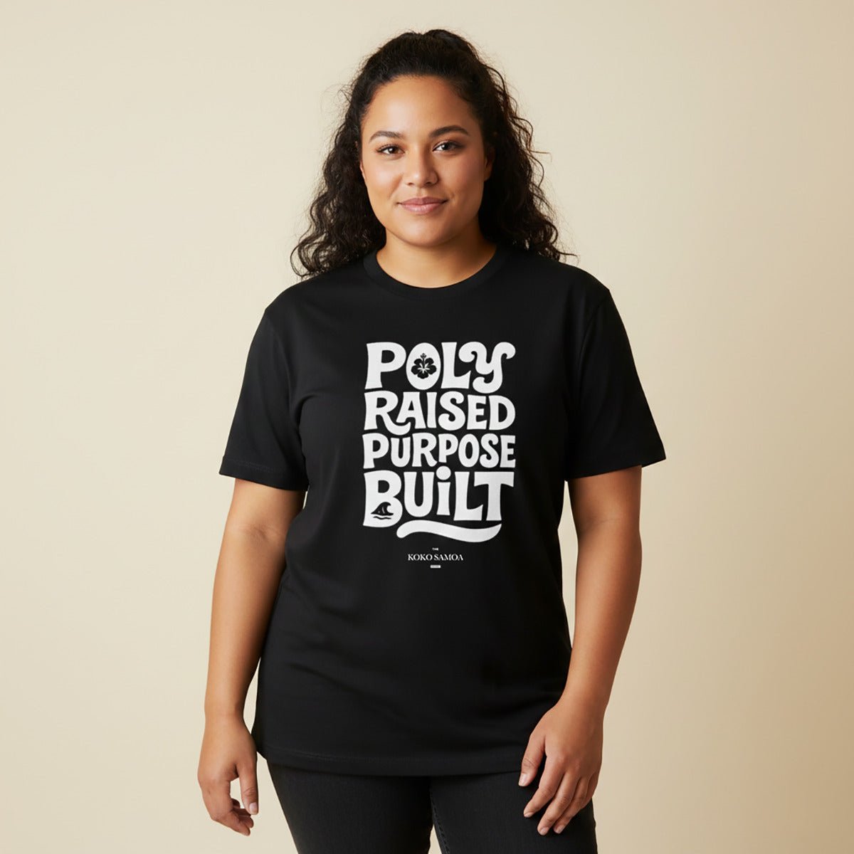 Poly Raised tee, The Koko Samoa