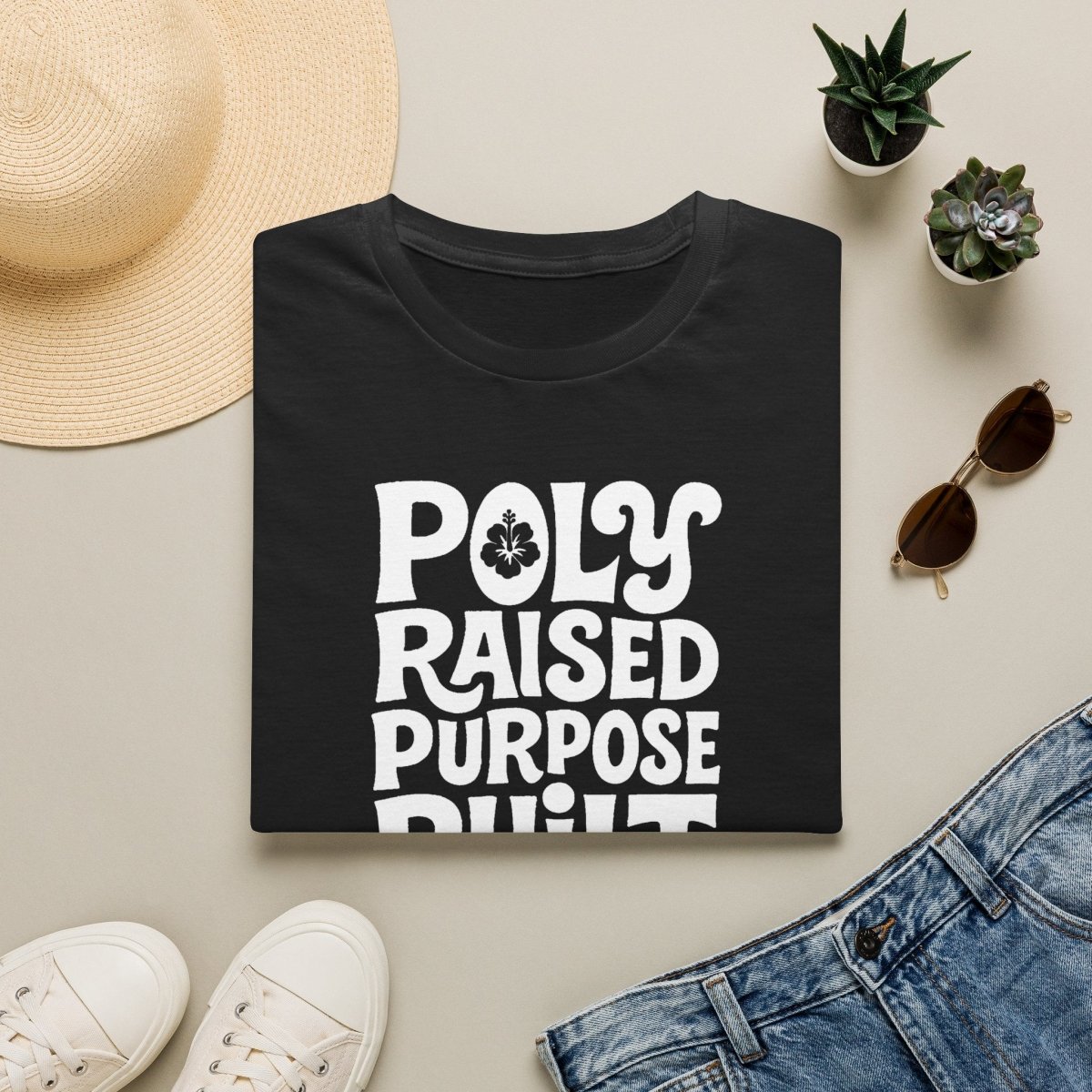Poly Raised tee, The Koko Samoa
