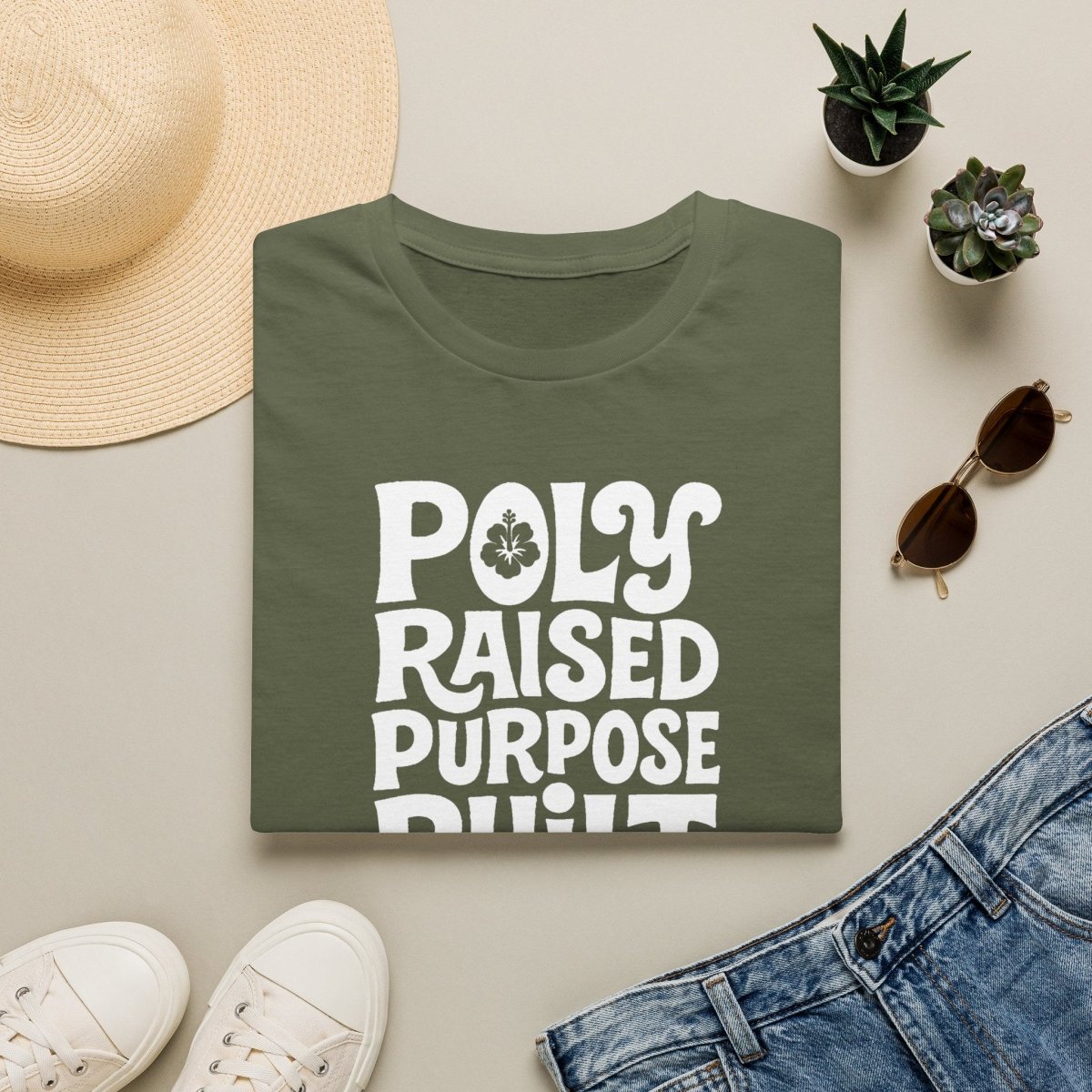 Soft Unisex Tee - Poly Raised - USA - The Koko Samoa