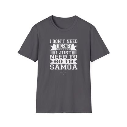 Soft Unisex Tee - Samoan Therapy - USA - The Koko Samoa