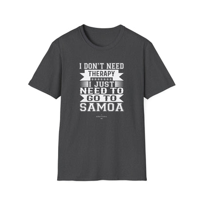 Soft Unisex Tee - Samoan Therapy - USA - The Koko Samoa