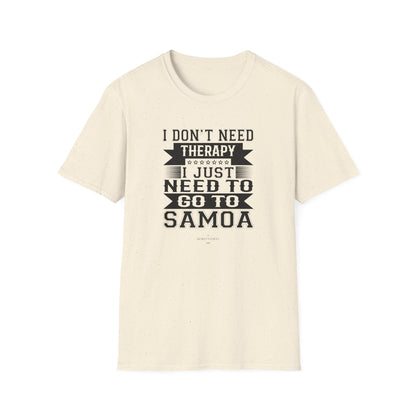 Soft Unisex Tee - Samoan Therapy - USA - The Koko Samoa