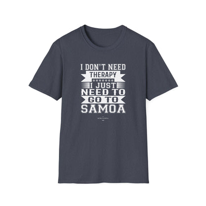 Soft Unisex Tee - Samoan Therapy - USA - The Koko Samoa