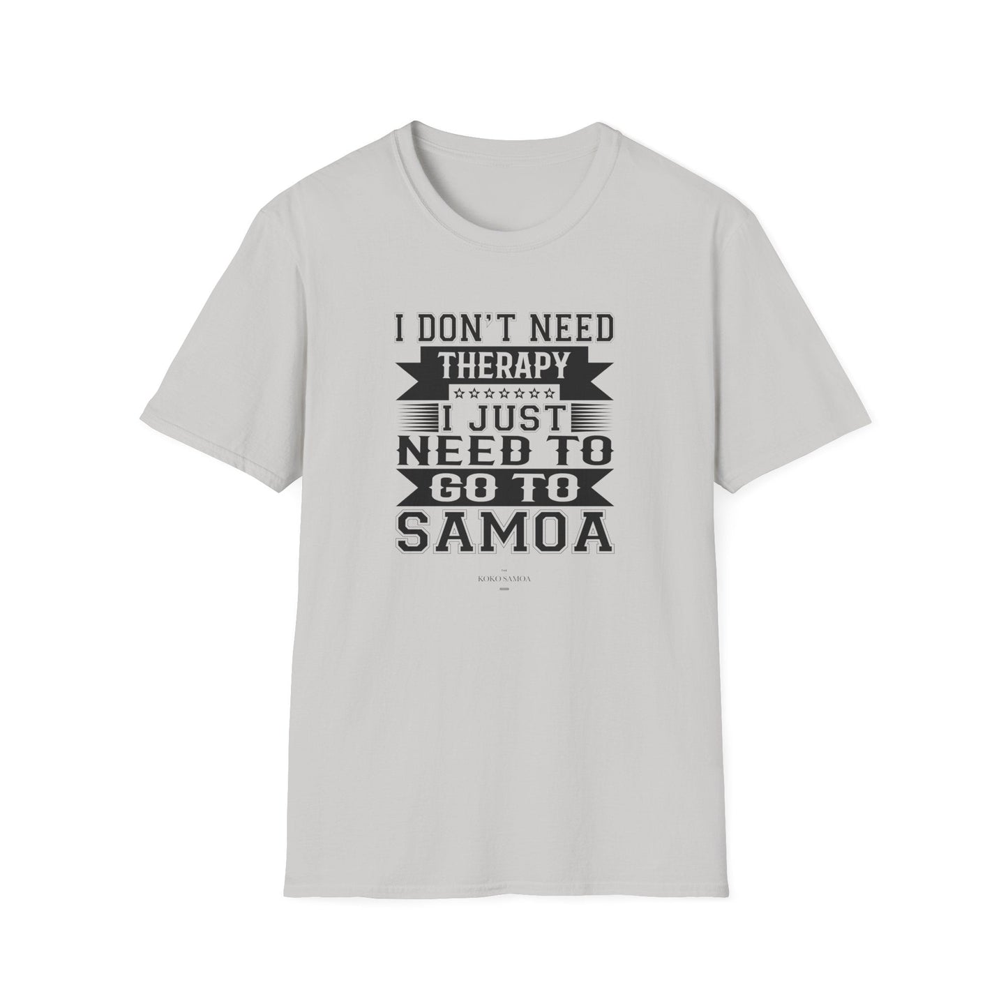 Soft Unisex Tee - Samoan Therapy - USA - The Koko Samoa