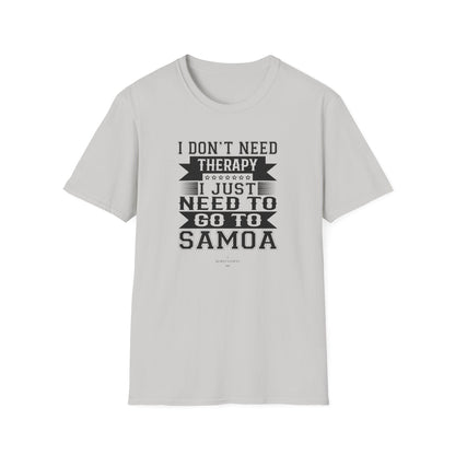 Soft Unisex Tee - Samoan Therapy - USA - The Koko Samoa