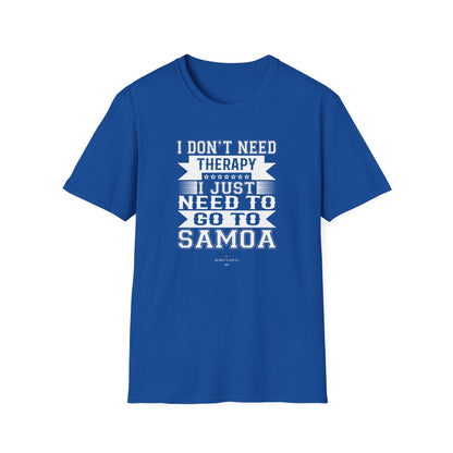 Soft Unisex Tee - Samoan Therapy - USA - The Koko Samoa