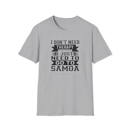 Soft Unisex Tee - Samoan Therapy - USA - The Koko Samoa