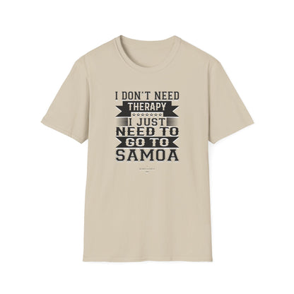 Soft Unisex Tee - Samoan Therapy - USA - The Koko Samoa