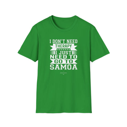 Soft Unisex Tee - Samoan Therapy - USA - The Koko Samoa
