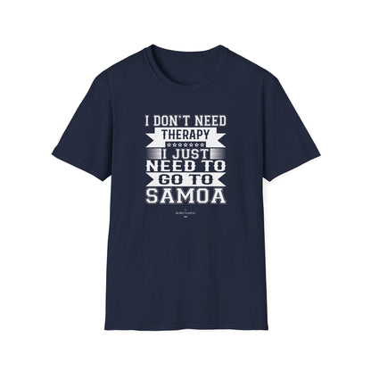 Soft Unisex Tee - Samoan Therapy - USA - The Koko Samoa