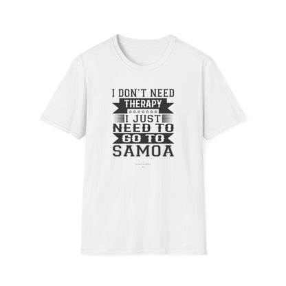 Soft Unisex Tee - Samoan Therapy - USA - The Koko Samoa