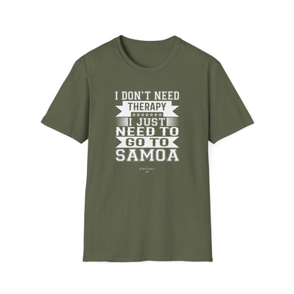 Soft Unisex Tee - Samoan Therapy - USA - The Koko Samoa