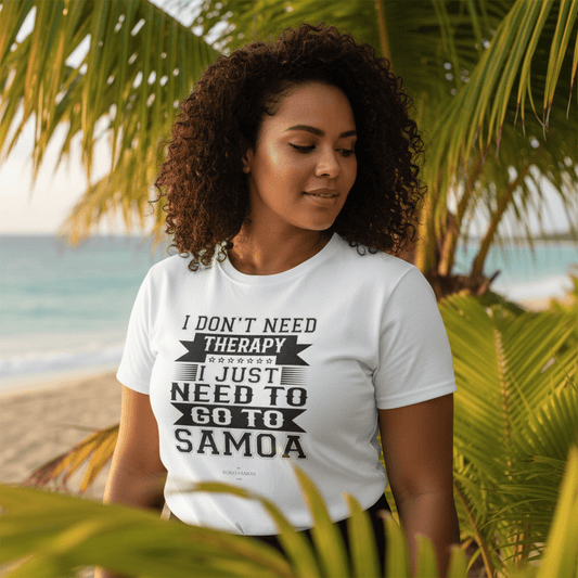 Soft Unisex Tee - Samoan Therapy - USA - The Koko Samoa