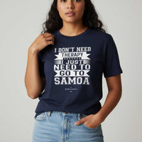 Soft Unisex Tee - Samoan Therapy - USA - The Koko Samoa