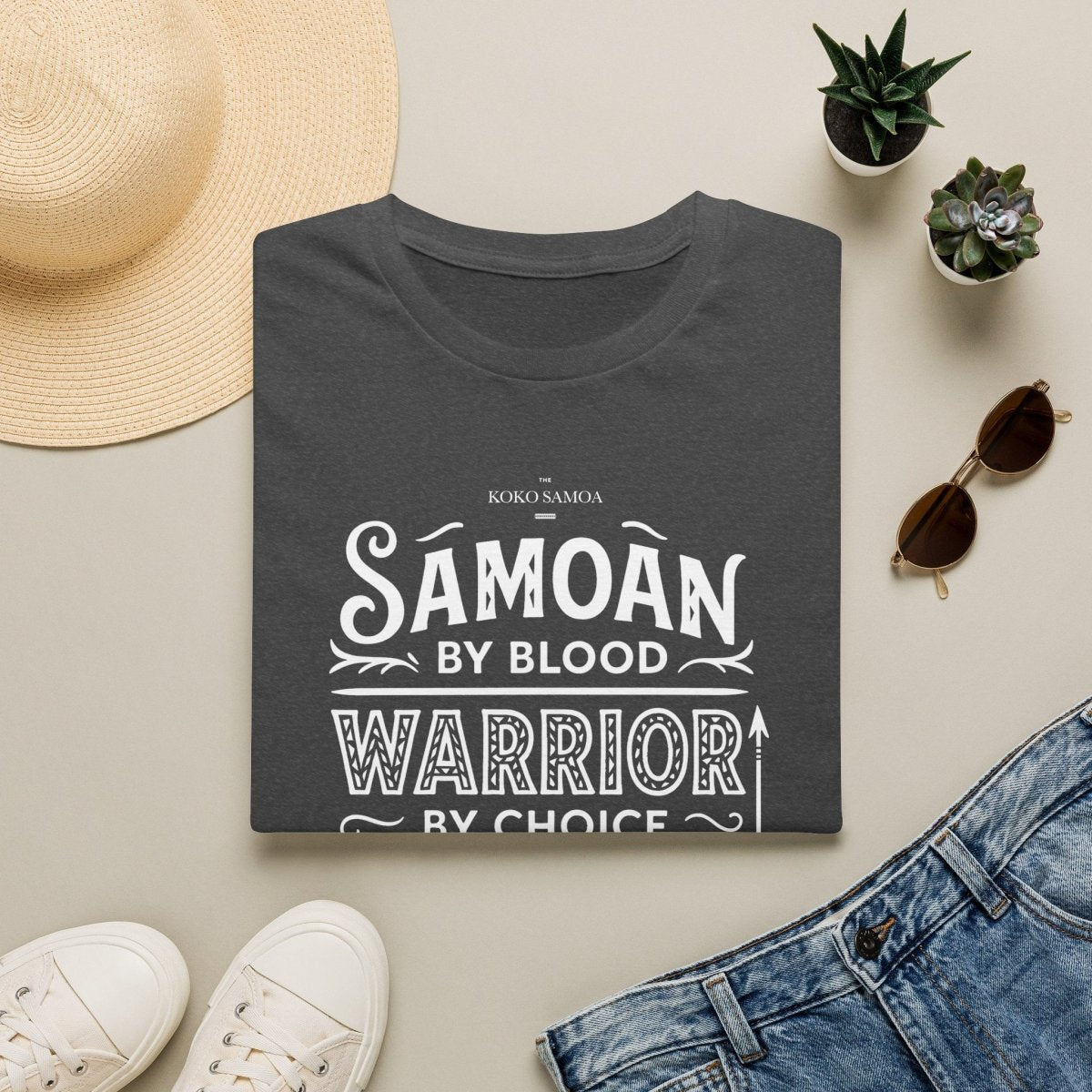 Soft Unisex Tee - Warrior by Choice - USA - The Koko Samoa