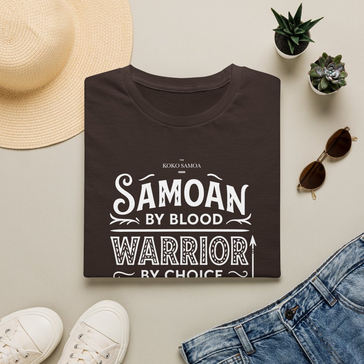 Soft Unisex Tee - Warrior by Choice - USA - The Koko Samoa