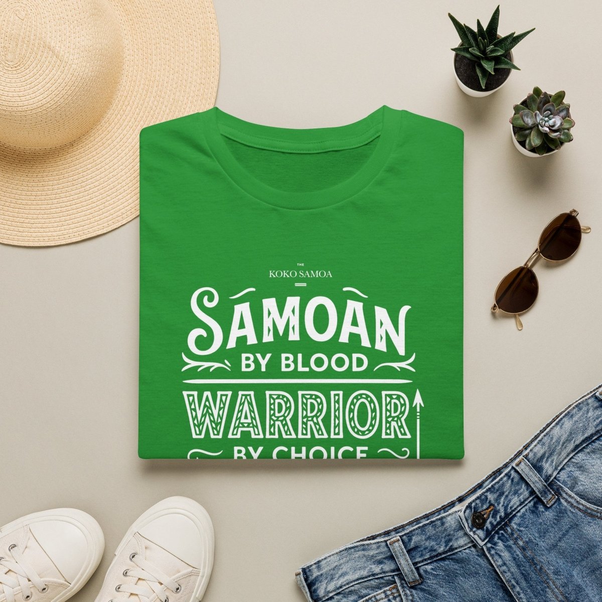 Soft Unisex Tee - Warrior by Choice - USA - The Koko Samoa